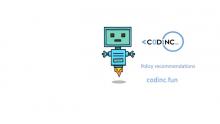 codinc policy recommendations robot and logo